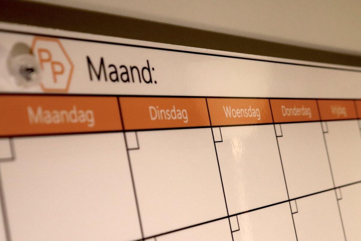 Whiteboard Maandplanner Bol
