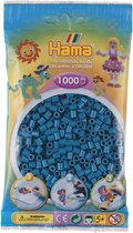 Hama Iron on Beads 1000 pièces bleu pétrole