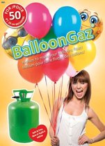Helium Tank - 50 Ballonnen - Meerkleurig
