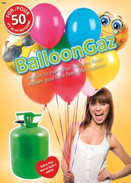 Helium tank voor 50 ballonnen - Merkloos