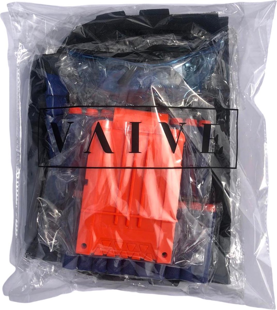 VAIVE Tactical vest geschikt voor Nerf - Inclusief pijltjes & magazijn voor guns — afbeelding 8