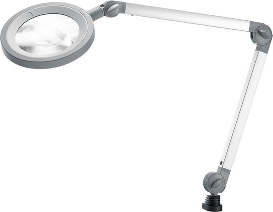 Mordrin effect zeewier Waldmann Loeplamp met LED Verlichting - Vergrootglas met Standaard - Loep  met 1,85... | bol.com