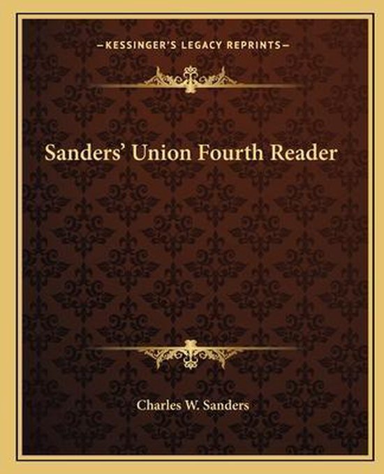 Sanders' Union Fourth Reader - cover