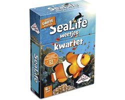 foto van Sealife Weetjeskwartet - Kaartspel - Boordevol leuke feitjes over zeedieren