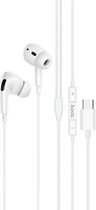 HOCO M1 Pro Type-C - USB-C Connector Oortjes met Microfoon - 120cm Kabel - Wit