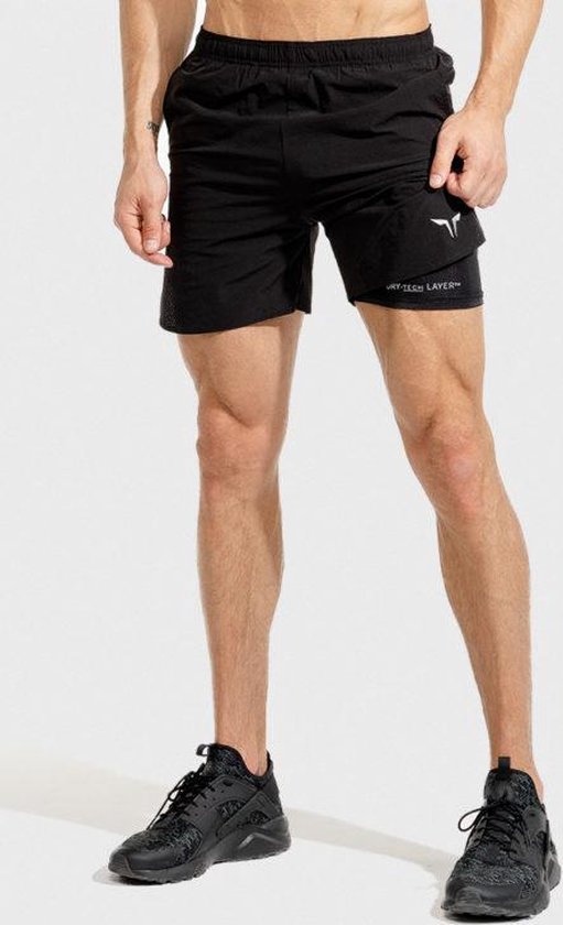 sportbroek | sportbroek mannen | korte maat s / Dry Tech Shorts / zwart bol.com