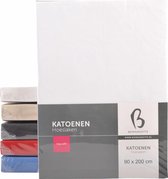 Bonnanotte Hoeslaken Katoen - Donker Grijs 180x220