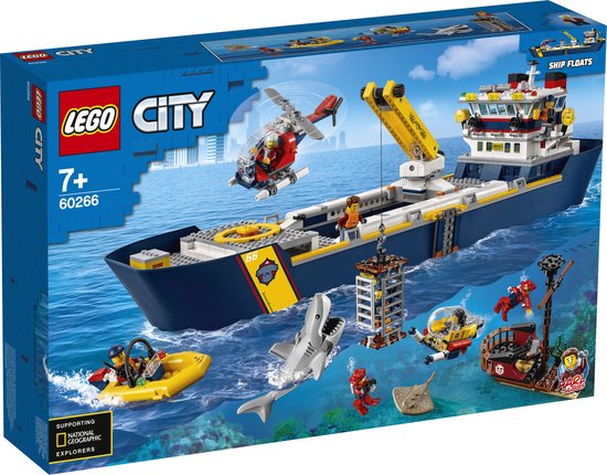 LEGO City Oceaan Onderzoeksschip - 60266 | bol.com