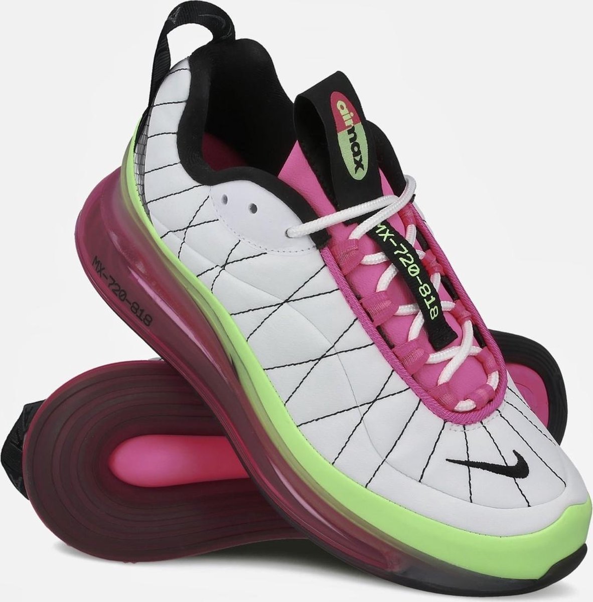 Nike Women's MX-720-818 White/Black-Pink Blast - CK2607-100