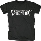 Bullet For My Valentine Heren Tshirt -S- Logo Zwart