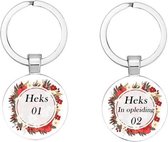 Akyol - heks Sleutelhanger - Heks - de grootste heks die je kent - heks - fabelpersonage - sleutelhanger - 2,5 x 2,5 CM