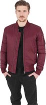 Urban Classics - Basic Bomber jacket - L - Rood
