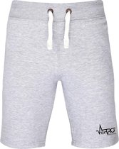 FitProWear Sweatshort Lichtgrijs Maat XL - Korte Broek - Joggingbroek - Katoen