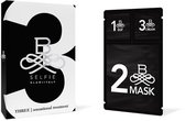 B-Selfie Three Sensational Treatment 5 Stuks - 3-in-1 gelaatsserum, -masker & -crème - met Hyaluronzuur & EGF - met bio-revitaliserend, hydraterend en anti-aging effect