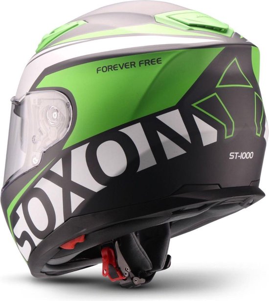 SOXON ST1001 RACE integraal helm, motorhelm, scooterhelm ECE keurmerk