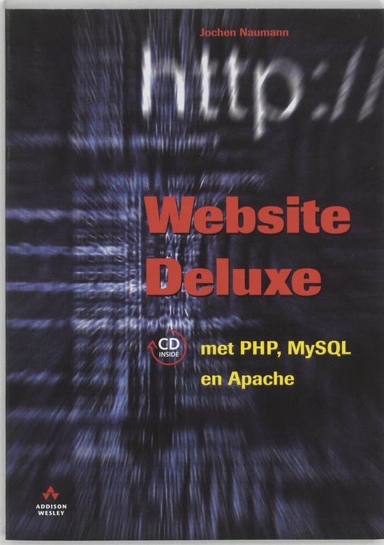 Cover van het boek 'Website Deluxe met PHP, MySQL en Apache + CD-ROM'