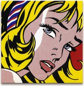 Handgeschilderd schilderij Olieverf op Canvas - Roy Lichtenstein – Pop Art