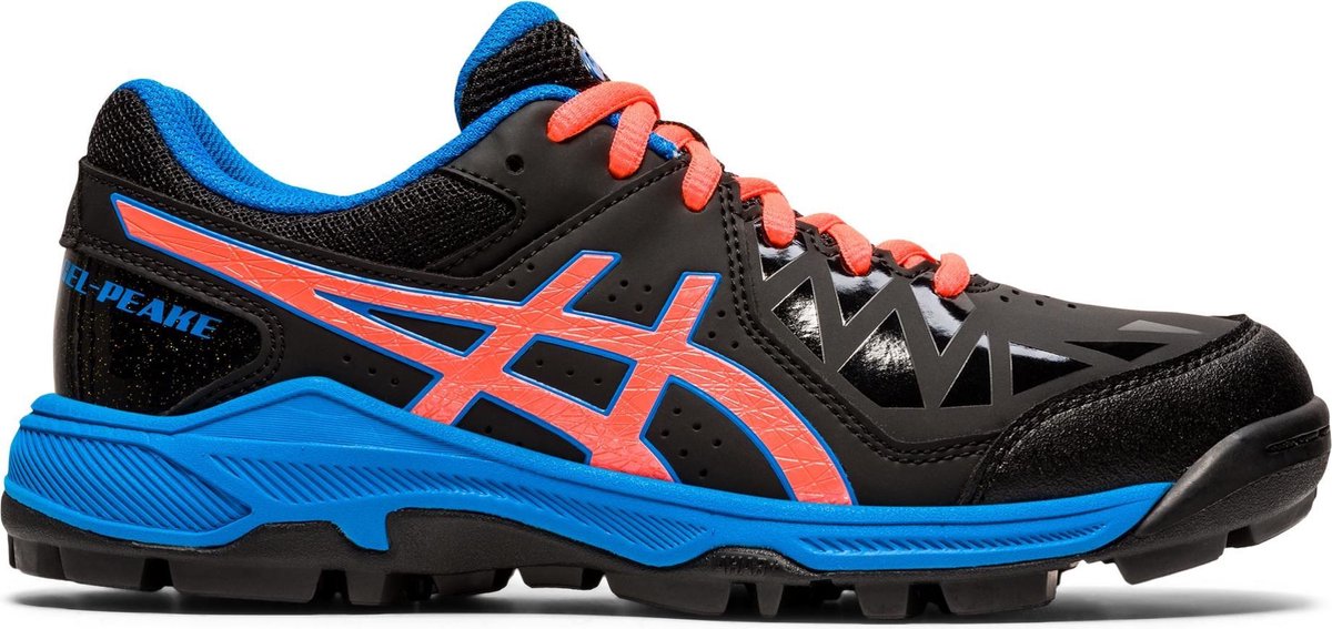 Asics Sportschoenen - Maat 35 - Unisex - zwart/rood/oranje/blauw | bol.com