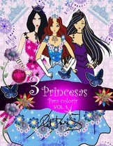 3 Princesas para colorir