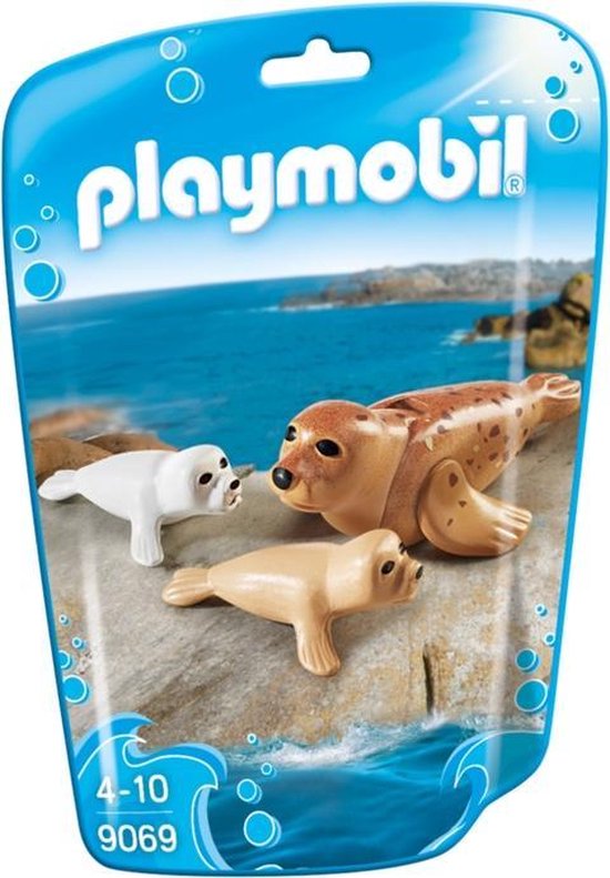 PLAYMOBIL Zeehond met pups  - 9069