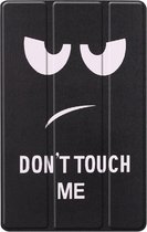 Don't Touch Me - Bescherm-Hoes Map voor Samsung Galaxy Tab A 8.0 - 2019 - T290