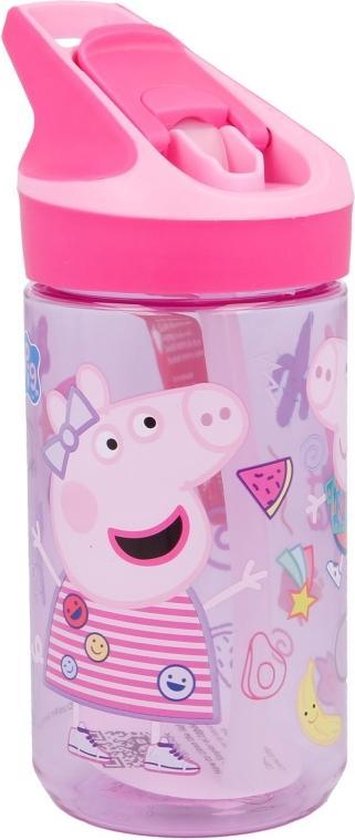 Nickelodeon Drinkfles Peppa Pig 480 Ml 7 X 18 Cm Tritan Roze/lila | bol.com