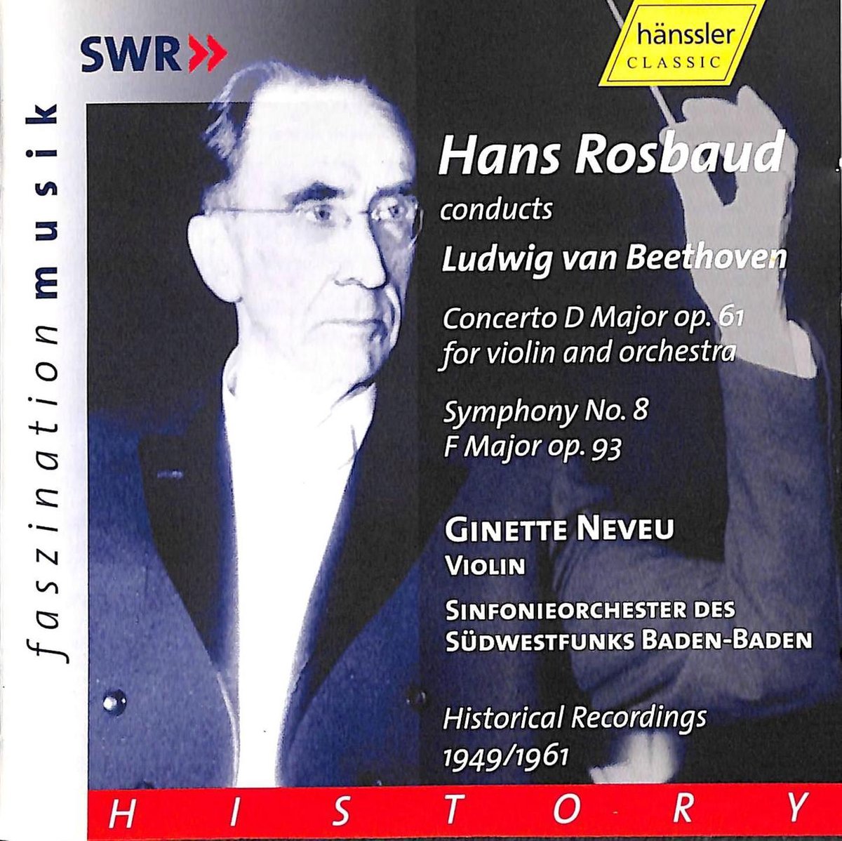 Violin concerto op. 61 / Symphony No.8