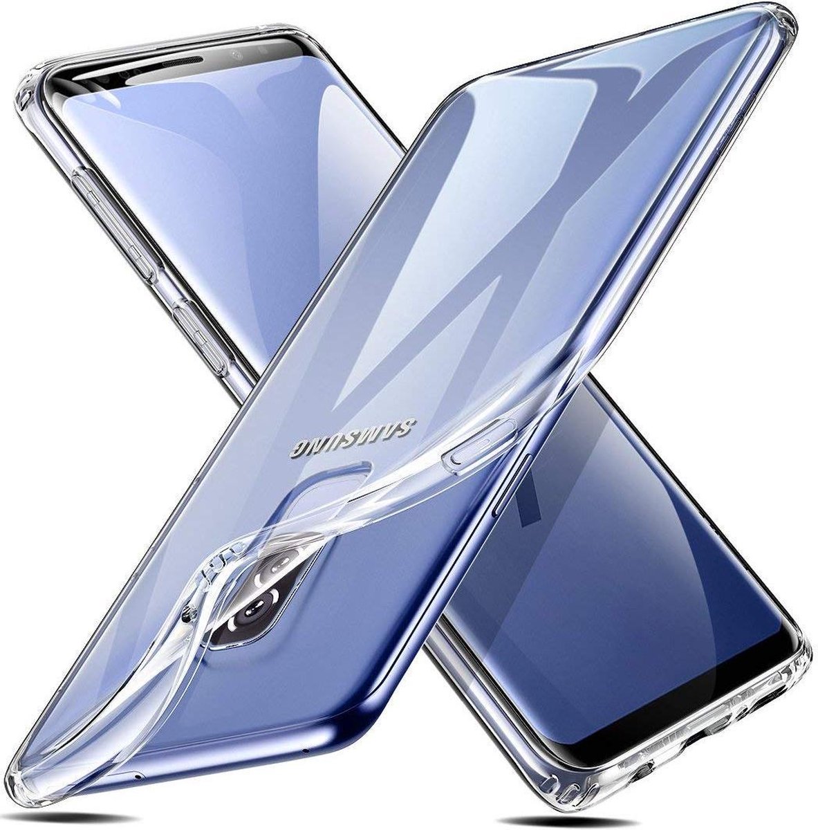 Soft Backcover Hoesje Geschikt voor: Samsung Galaxy S9 Plus - Silicone - Transparant