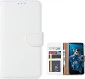 Bookcase Geschikt voor: Huawei Nova 5T - Wit - portemonnee hoesje