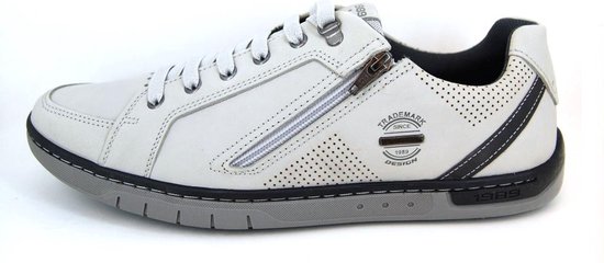 evenwicht stroom schroef Stravers - Sneakers Heren Maat 47 Beige Grote Maten Sneakers met Rits |  bol.com