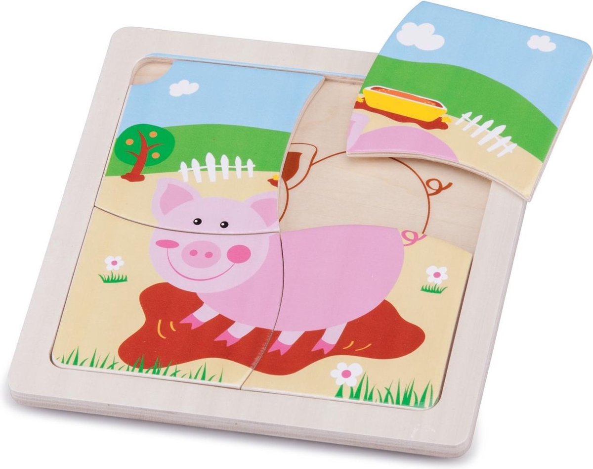 New Classic Toys - Vormenpuzzel