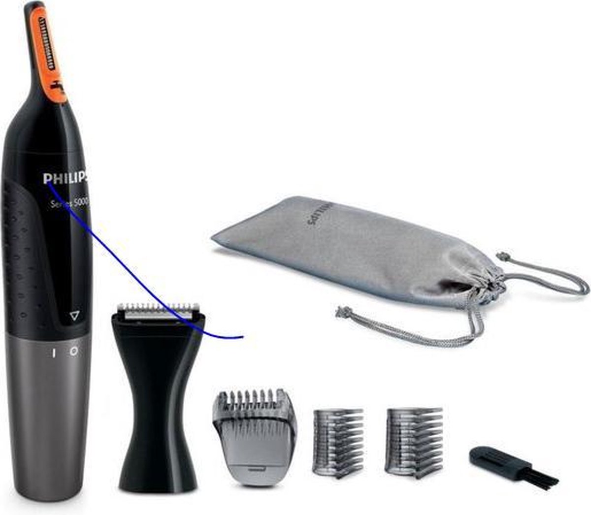 Philips Series 5000 NT5176/16 - Zachte trimmer voor neus, nek en