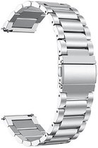 Horlogeband van Metaal voor Withings Move | 18 mm | Horloge Band - Horlogebandjes | Zilver