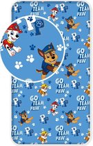 PAW Patrol Go Team Paw Hoeslaken - Eenpersoons - 90 x 200 cm - Blauw