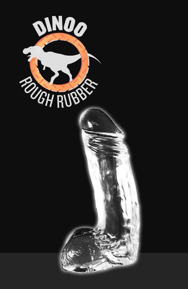 Goedkoopste Dinoo Dildo Overo 22,5 cm - transparant