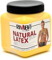 Rimba Latex Play - Vloeibaar Latex - Beschilder Je Lichaam - 500 ml - Geel