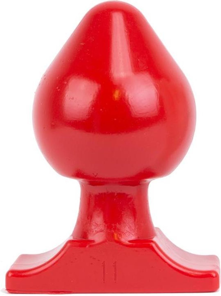 Goedkoopste All Red Buttplug 19 x 11 cm - rood