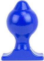 All Blue Buttplug 18 x 10 cm - blauw