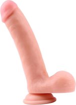 Dildo met zuignap Matt 20 cm x 4 cm - beige