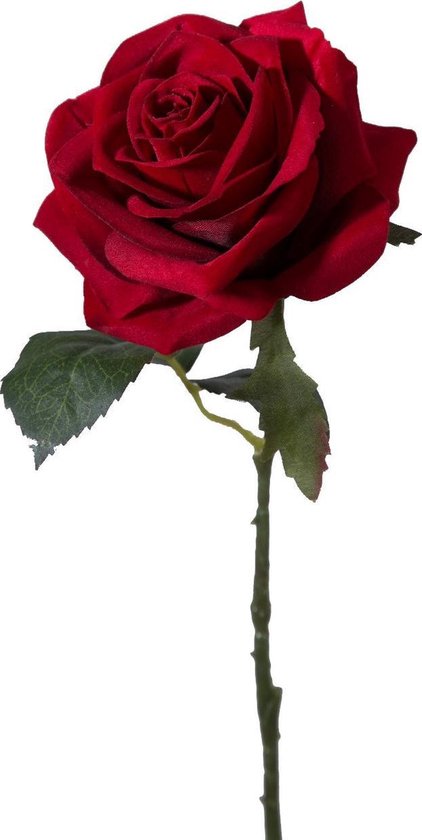 Viv! Home Luxuries Rose - fleur en soie - rouge - qualité supérieure |  bol.com