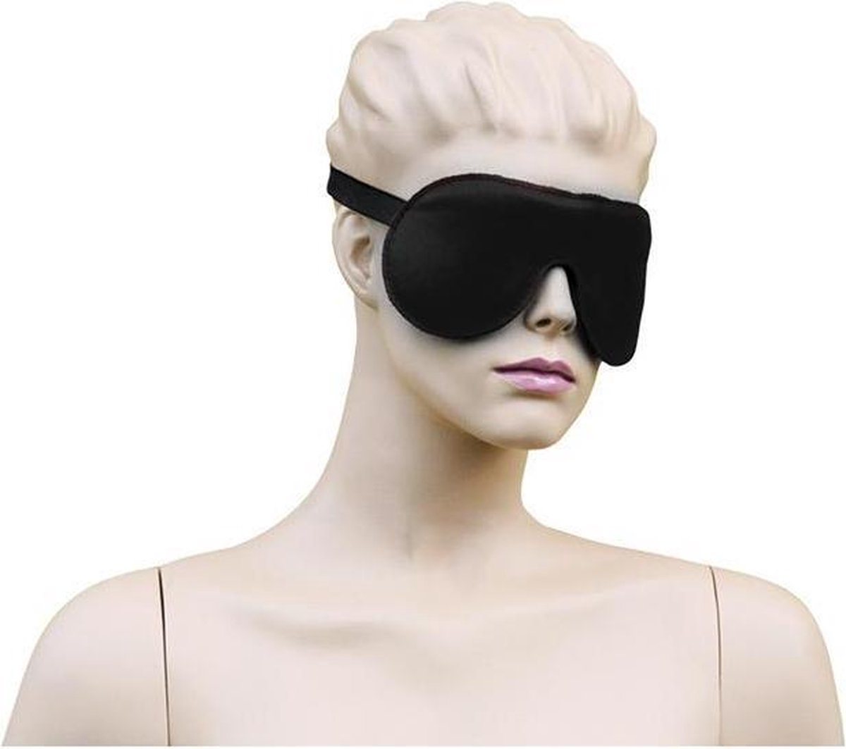 Goedkoopste Blinddoek leer - zwart