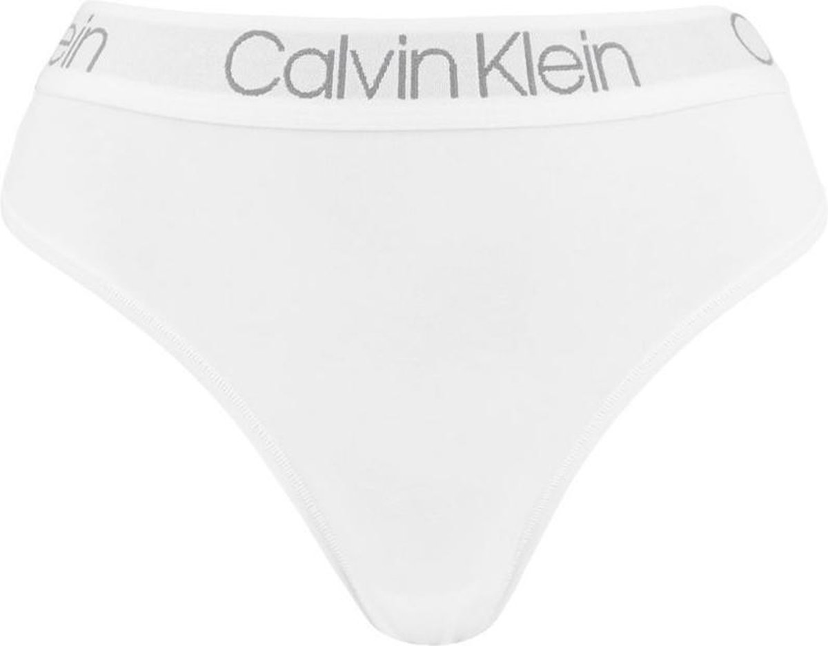Calvin Klein dames hoge taille strings (3pack), zwart, wit en grijs