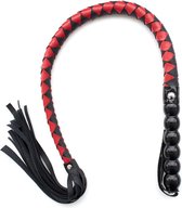 Mahogany Short Whip Black & Red | Kiotos Leather