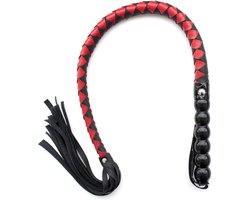 Kiotos - Mahogany Single Tail Zweep - Zwart/Rood