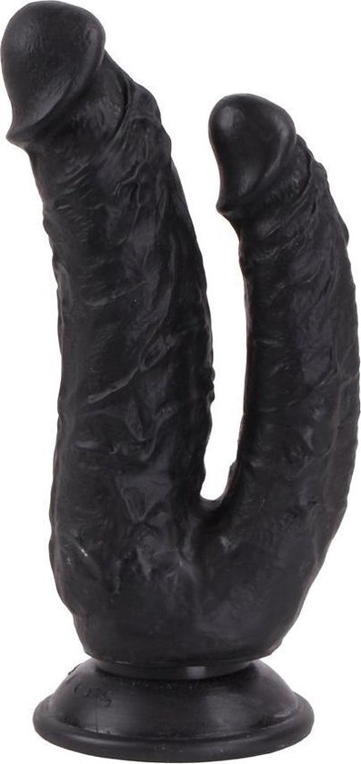 Kiotos Cox - Dildo Voor dubbele penetratie 21 x 3.5/4.5 cm - Zwart