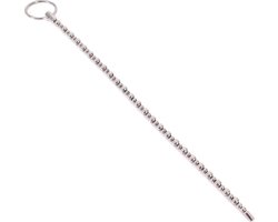 Kiotos - Buigbare Plasbuis Plug - Urethral Sound - Met Balletjes 6 mm