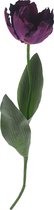 Viv! Home Luxuries Tulp - zijden bloem - paars - Topkwaliteit