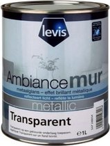 Levis Ambiance mur-metaalglans-reflecteer licht-kleur"transparant"-(op een gekleurde onderlaag toepassen)-1l