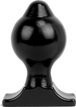 All Black Buttplug 18 x 10 cm - zwart