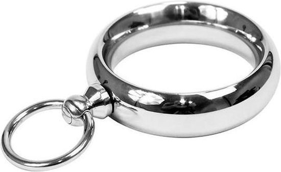 Donut Cockring Ø 45 mm met klein ringetje (voor ketting of gewicht